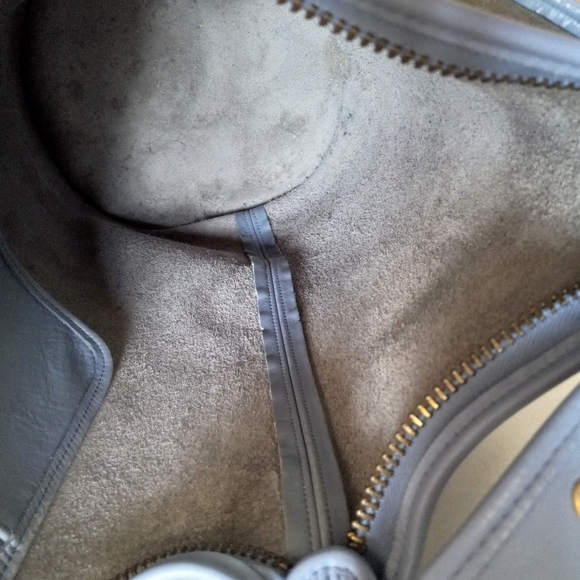 Coach #9085 "Duffle Sac" in Rare Periwinkle Leather, Made in the USA 1997. - Picture 11 of 12